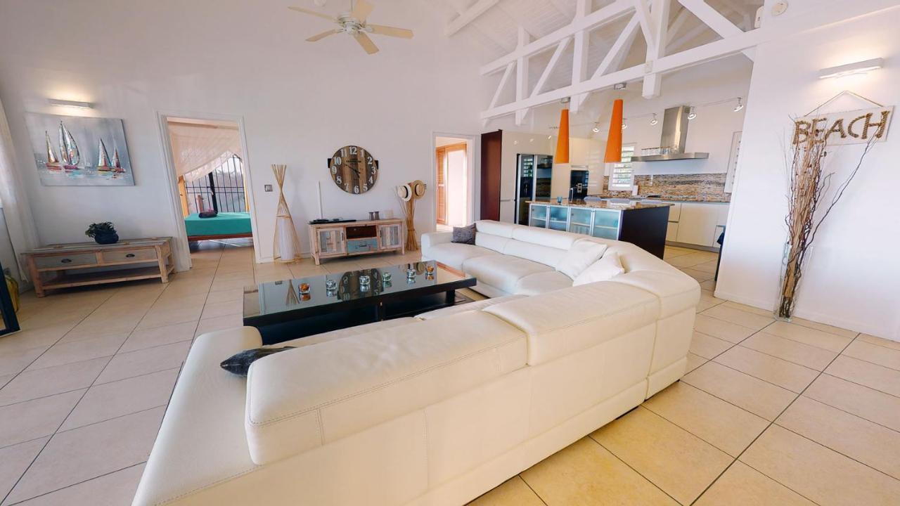 Villa Deluxe L'Hacienda Villa Vue Mer 180 Piscine Jacuzzi Proche Plage Marina Golf Pointe Des Chateaux Et Casino Jardin Clos Voyage Durable Saint-Francois  Extérieur photo